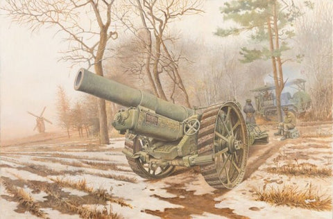 RODEN 1/35 British BL 8-inch Howitzer Mk VI Gun