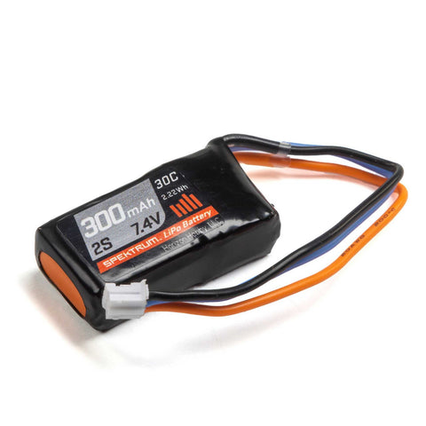 SPEKTRUM LIPO 7.4V 2S 300MAH 30C