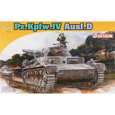 DRAGON MODELS 1/72 PX KPFW IV AUST D