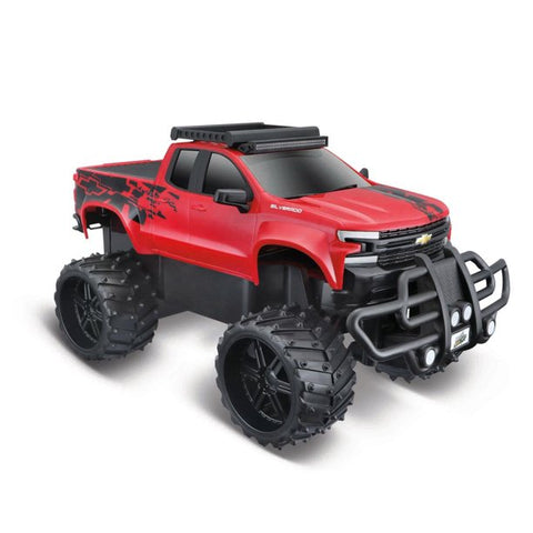 MAISTO RC SILVERADO 2019 RED 1:16