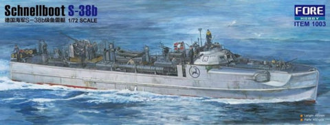 FORE HOBBY 1/72 Schnellboot S38B (Armored Bridge) German Torpedo Boat