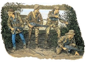 DRAGON 1/35 USN SEAL Team Set #2 (4)