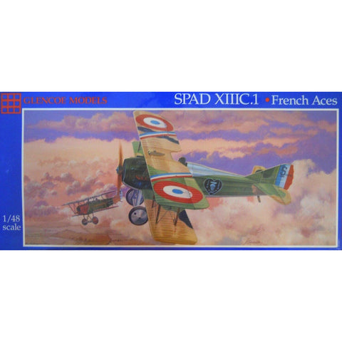 GLENCOE 1/48 Spad XIII French Aces BiPlane