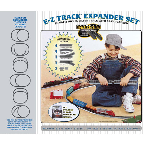 BACHMANN HO E-Z Track Expander Set (Gray Roadbed)