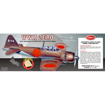 GUILLOWS 27-3/4" Wingspan Mitsubishi Laser Cut Kit