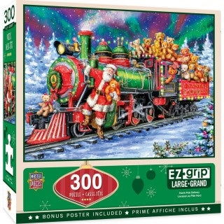 MATER 300-PIECE Holiday: Christmas North Pole Delivery (Train & Santa) PUZZLE