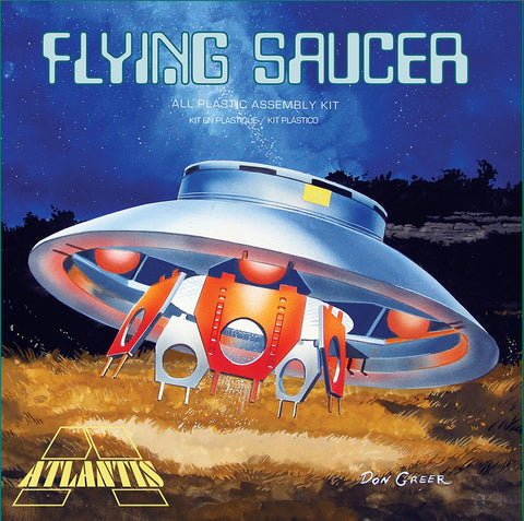ATLANTIS  1/72 The Flying Saucer w/Clear Dome from Classic TV The Invaders