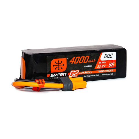 SPEKTRUM SMART-G2 LIPO 22.2V 6S 4000mah 50C W/ IC5