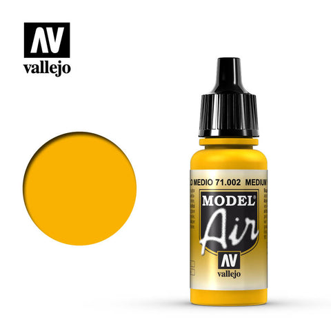 VALLEJO 17ml Bottle Medium Yellow Model Air