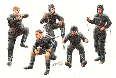 MASTERBOX  1/35 Soviet Tank Crew 1943-45 (5)