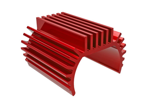 TRAXXAS TRX-4M Heat sink, Titan® 87T motor (6061-T6 aluminum, red-anodized)