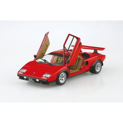 AOSHIMA 1/24 1975 Lamborghini Wolf Countach Version 1 Sports Car