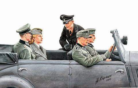 MASTERBOX  1/35 WWII German Military Passengers (6)