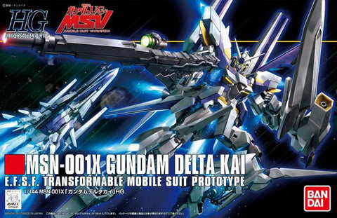 BANDAI HGUC 1/144 #148 MSN-001X Gundam Delta Kai "Gundam UC MSV"