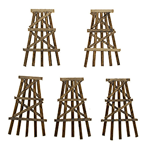 N MEDIUM WOOD TRESTLE BRIDGE BENTS