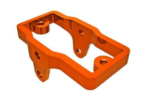 TRAXXAS TRX-4M Servo mount, 6061-T6 aluminum (orange-anodized)