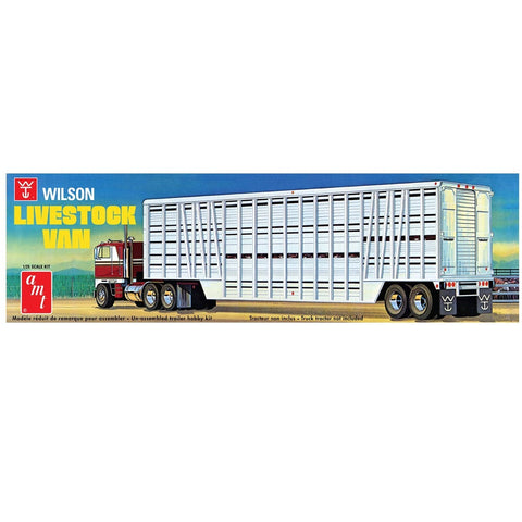 AMT 1/25 Wilson Livestock Van Trailer