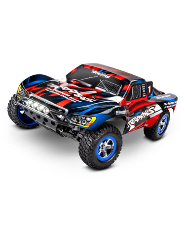 TRAXXAS SLASH RTR W/LED RED BLUE