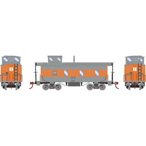 HO 30' 3-WINDOW CABOOSE WP  #727