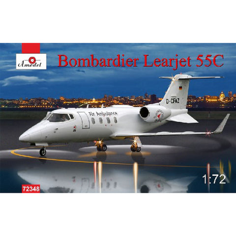 A-MODEL 1/72 Bombardier Learjet 55C Business Jet