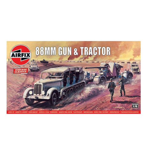 AIRFIX 88MM FLAK GUN/TRAC