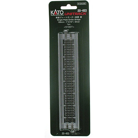 KATO N Unitrack 7-5/16" Plate Girder Bridge, Silver