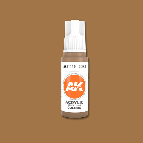 AKI Cork 3G Acrylic Paint 17ml Bottle
