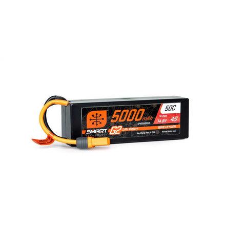 SPEKTRUM SMART-G2 LIPO 14.8V 4S 5000mah 50C W/ IC5