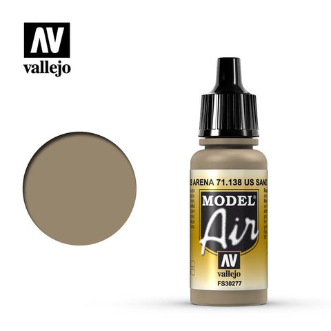 VALLEJO 	17ml Bottle US Sand Model Air