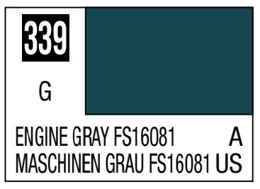 MR HOBBY 10ml Lacquer Based Gloss Engine Gray FS16081