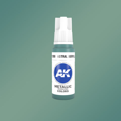 AKI Astral Beryllium Metallic 3G Acrylic Paint 17ml Bottle