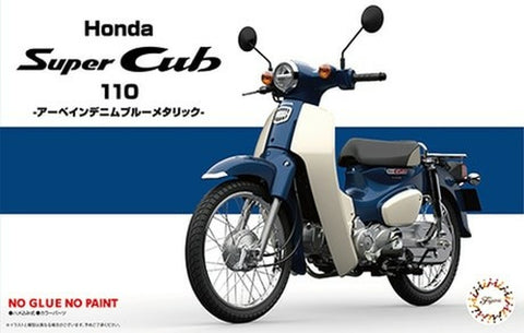 FUJIMI  1/12 Honda Super Cub C110 Scooter (Blue Metallic) (Snap)