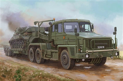 HOBBY BOSS 1:35 Scammell Commander with 62 tonne Crane Fruehauf Semi-Trailer