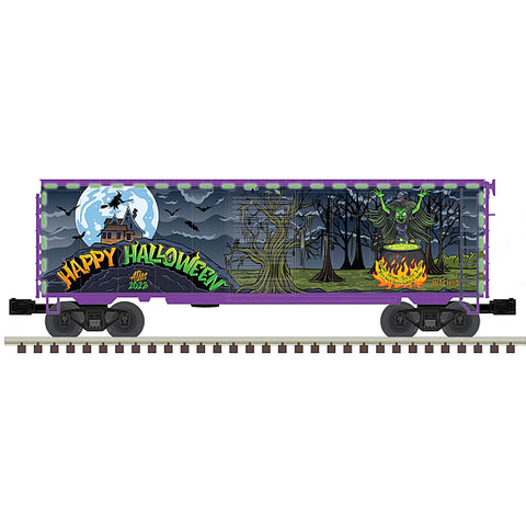 ATLAS HO 50' Postwar Single Door Box Car, Halloween 2022