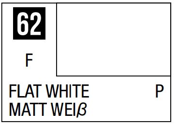 MR HOBBY 10ml Lacquer Based Flat White