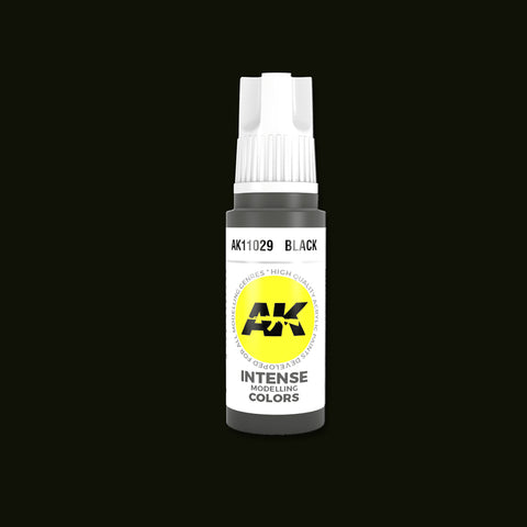 AKI Black Acrylic 3G Paint 17ml Bottle