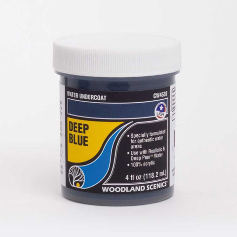 WOODLAND SCENICS  Water Undercoat  Deep Blue 4oz