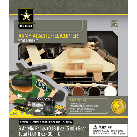 Classic Wood Paint Kit-US Army - Apache