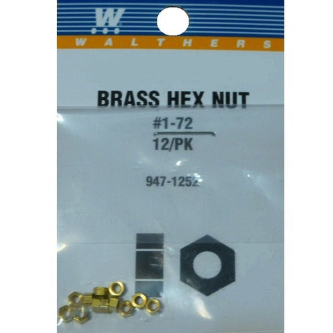 WALTHERS Nut Hex 1-72