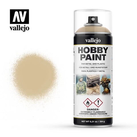 VALLEJO Solvent-Based Acrylic Paint 400ml Spray Bonewhite