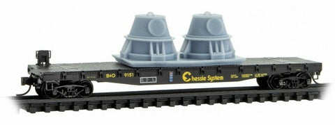 N 50' FLAT CAR WITH LOAD B&O