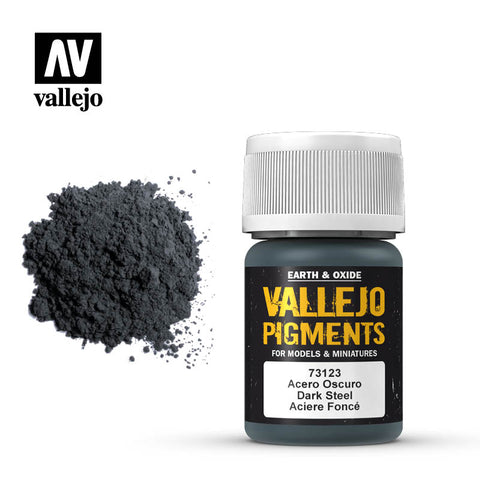 VALLEJO 	30ml Bottle Dark Steel Pigment Powder