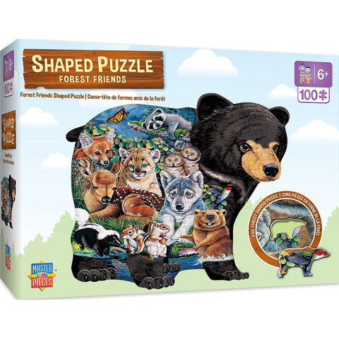 100-PIECE Forest Friends PUZZLE