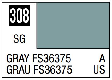 MR HOBBY 10ml Lacquer Based Semi-Gloss Gray FS36375