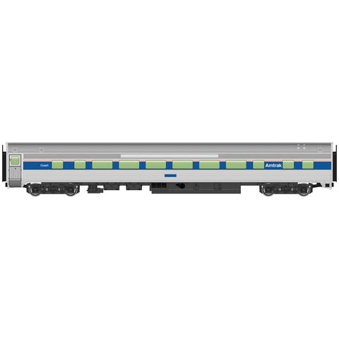 HO 85' LARGE WINDOW COACH AMTRAK