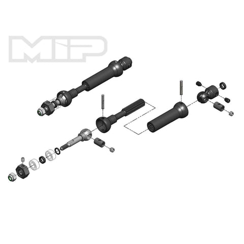 MIP CVD MIP X-Duty Kit 1/10 Traxxas REAR 2WD/ 4WD Slash, Stampede, Rustler, Hoss 4X4