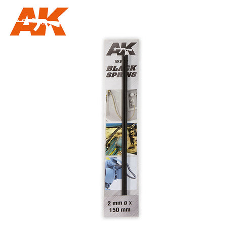 AKI Black Spring 2mm x 6" (2)