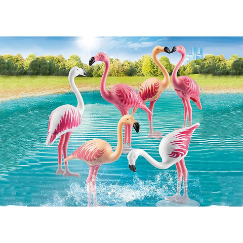 PLAYMOBIL FLOCK OF FLAMINGOS