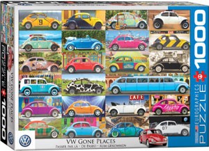 1000-PIECE VW GONE PLACES CAR COLLAGE