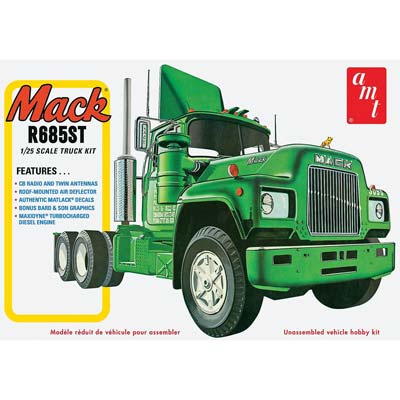 AMT 1/25 Mack R685ST Semi Tractor Cab
